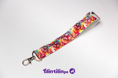 Llavero - Frenchie colorido
