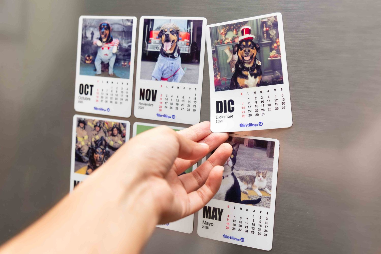 Calendario magnético personalizado