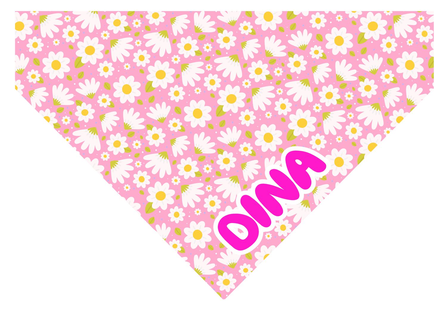 Bandana Daisy Pink