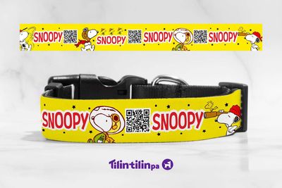 Collar Snoopy yellow