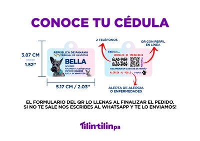 Cedula de mascota - Panamá