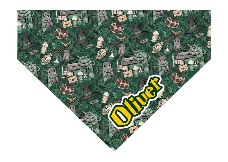 Bandana Harry Potter Slytherin green Bandana Harry Potter Slytherin green