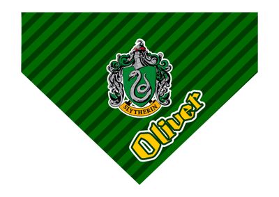 Bandana Harry Potter Slytherin logo