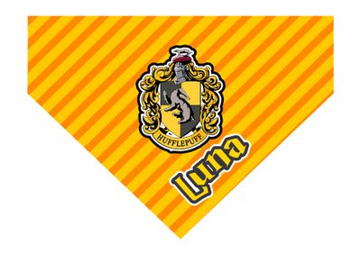 Bandana Harry Potter Hufflepuff logo