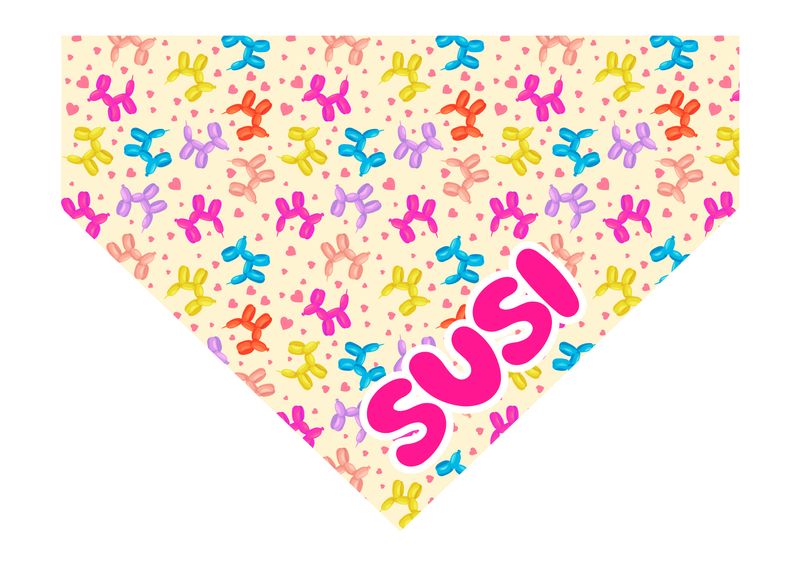 Bandana cumpleaños perritos