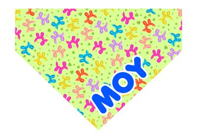 Bandana cumpleaños verde Bandana cumpleaños verde