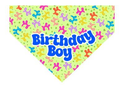 Bandana cumpleaños verde