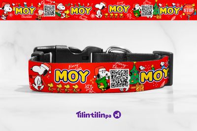 Collar Snoopy Festivo Collar Snoopy Festivo