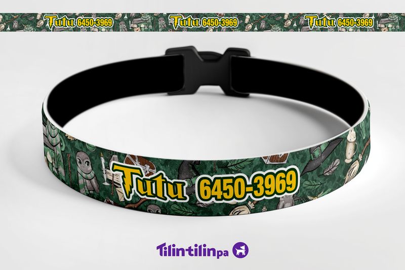 Gato Harry Potter Slytherin green