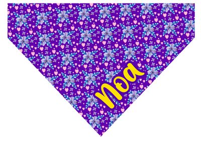 Bandana Purple Love
