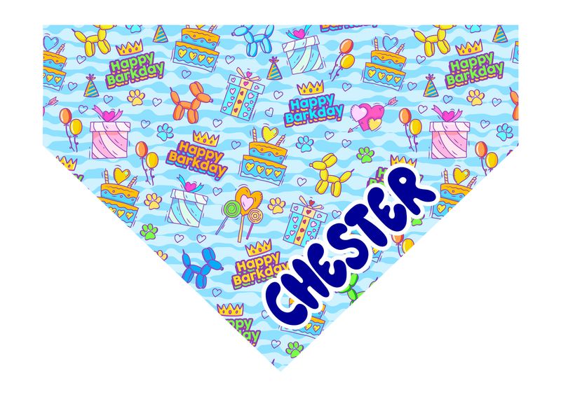 Bandana barkday boy