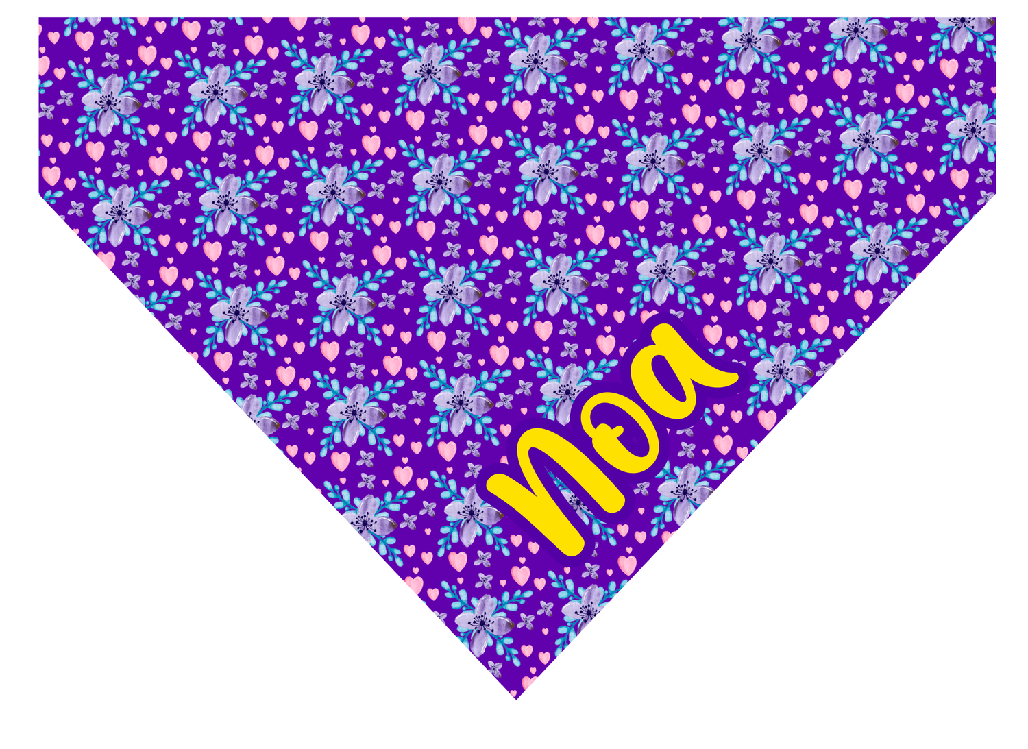 Bandana Purple Love Bandana Purple Love