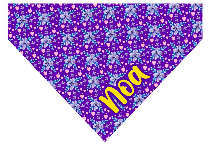 Bandana Purple Love Bandana Purple Love