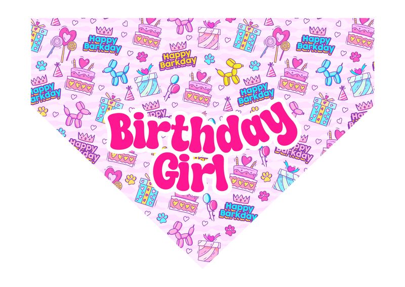 Bandana barkday girl