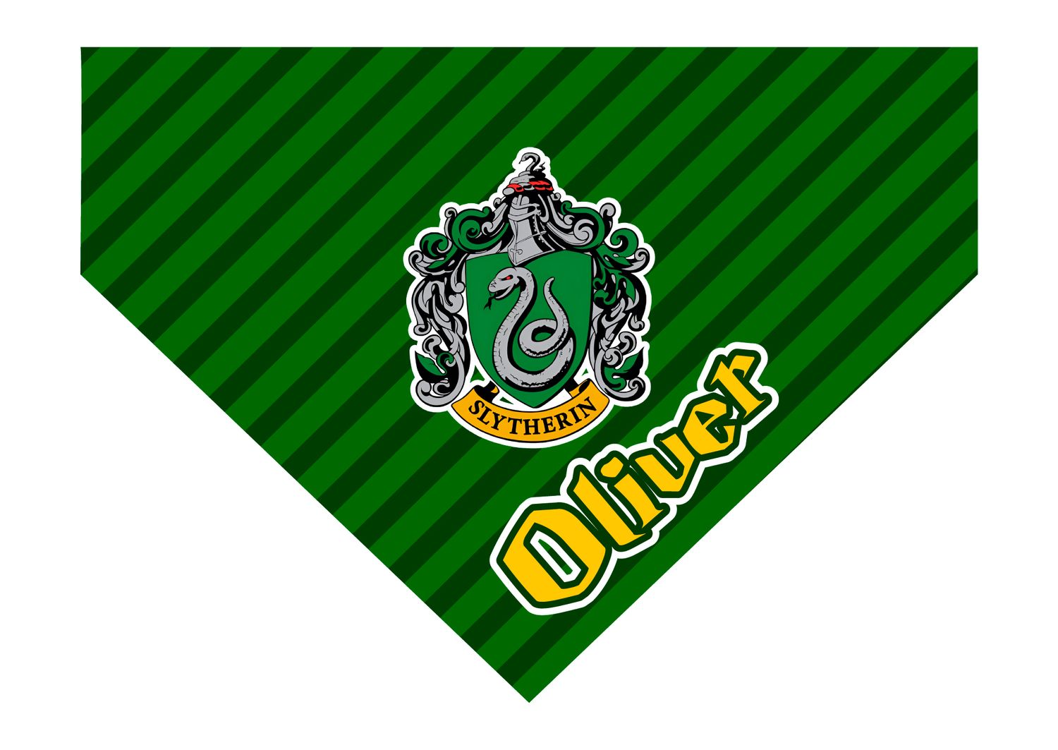 Bandana Harry Potter Slytherin logo