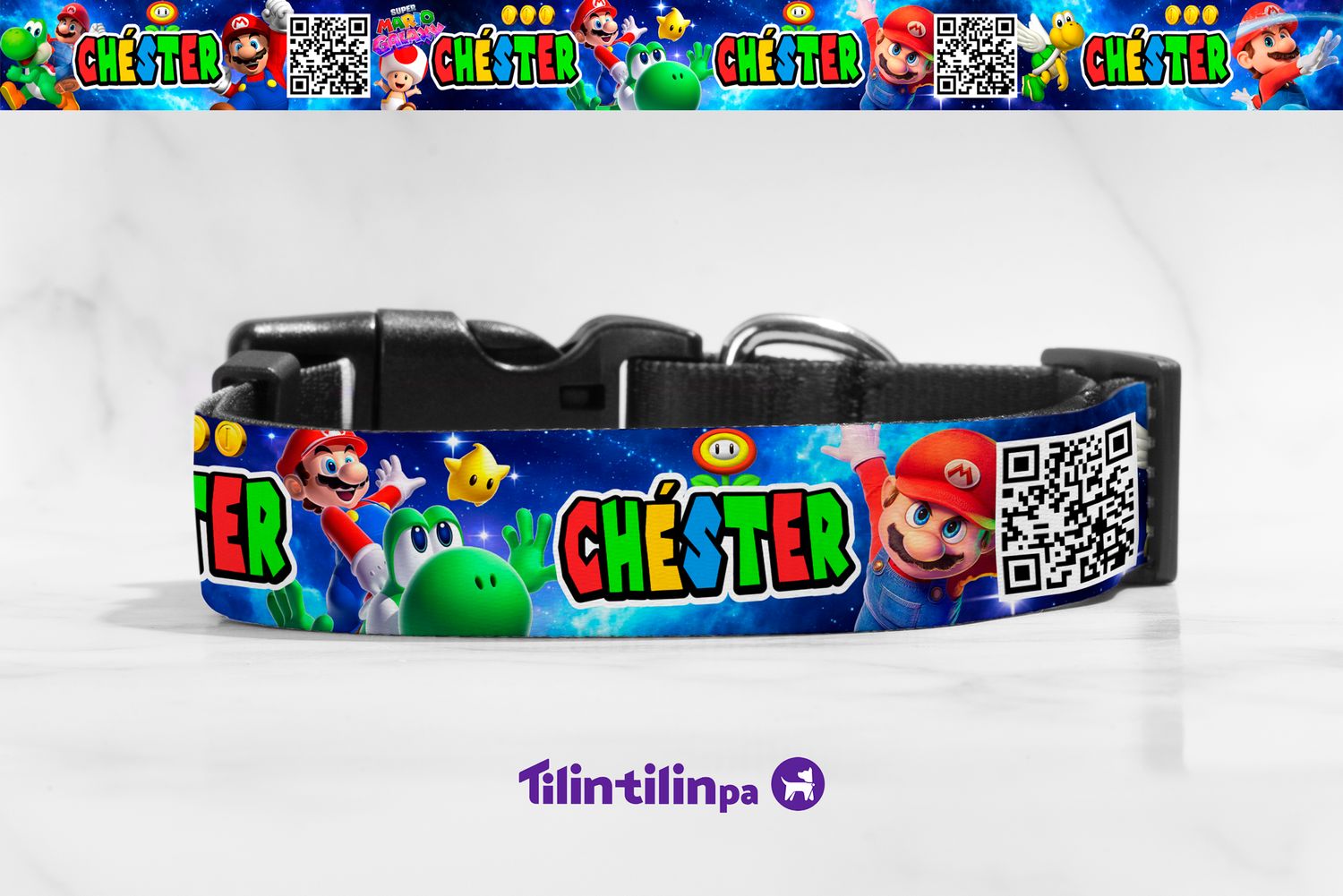 Collar Mario Bros-Super Mario Galaxy Collar Mario Bros-Super Mario Galaxy