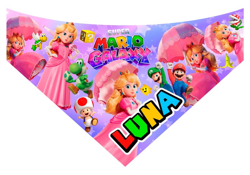 Bandana Super Mario - Peach