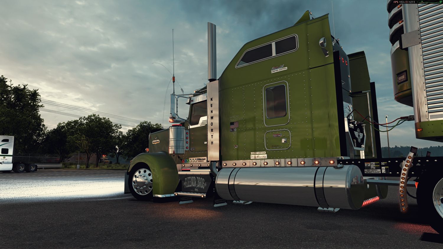 KENWORTH W900L 2020 THE FLEENOR MODEL    ATS 1.59 VERSION 1.0 + WHEEL PACK ALCOA 2026
