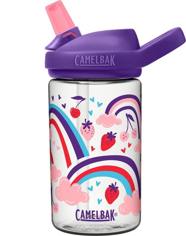 Camelbak Eddy+ Kids Water Bottle Berry Rainbow 400ML