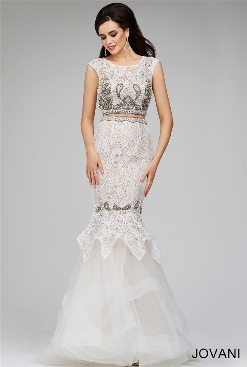 JOVANI IVORY 31553 SIZE 0