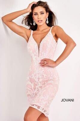 JOVANI BLUSH SHORT 99073 SIZE 2