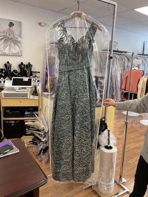 JOVANI Teal Lace 