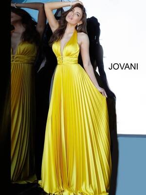 JOVANI HALTER YELLOW SIZE 4