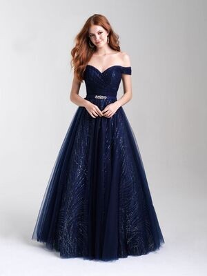 MADISON JAMES 20-3336 SZ 6 A-LINE PROM DRESS 