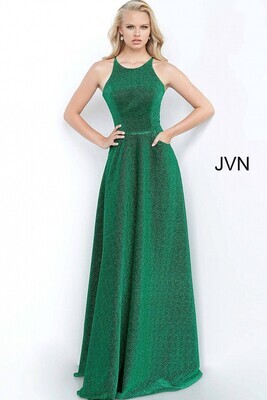 JOVANI GREEN HALTER JVN2310B SIZE 22