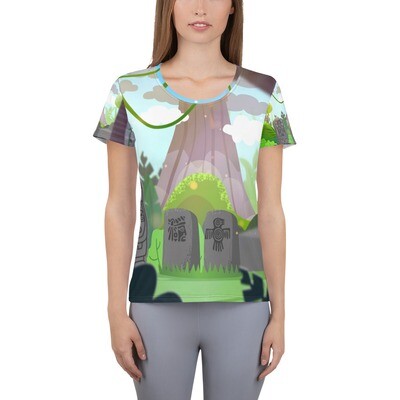 Monster Reach Tribe - All-Over Print Women's Athletic T-shirt