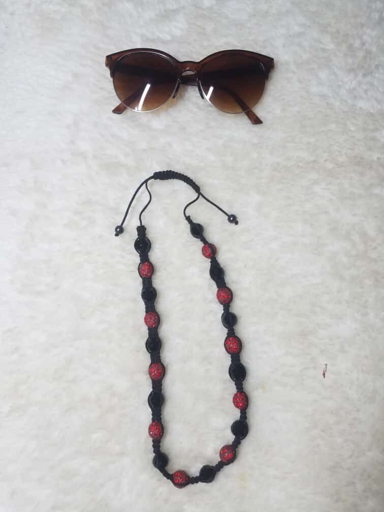 red and black shamballa