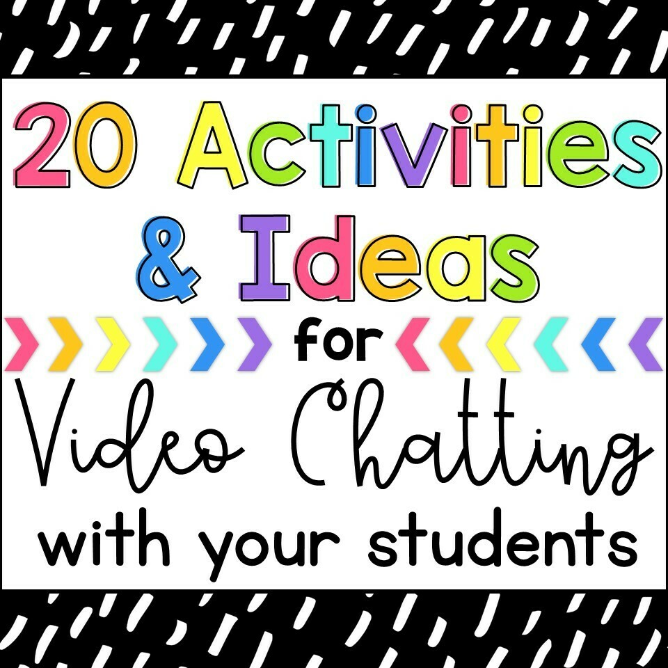Virtual Classroom Games Activities & Ideas for Zoom Teams Meets Shop The Sassy Apple