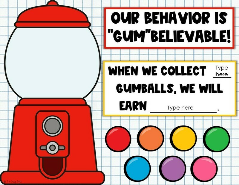 Digital Class Rewards Virtual Positive Behavior Trackers Class & Individual