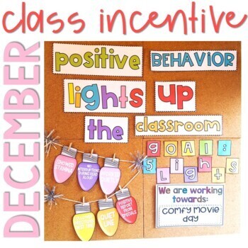Positive Behavior Management: *Editable* December Incentive Tracker