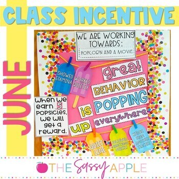 Positive Behavior Management: June Incentive Tracker *Editable*