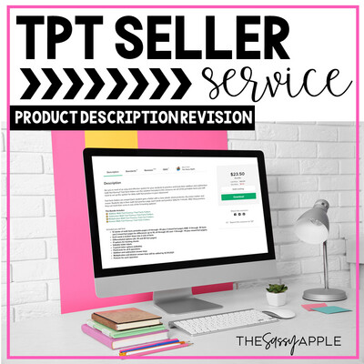 Product Description Revision for TpT Sellers