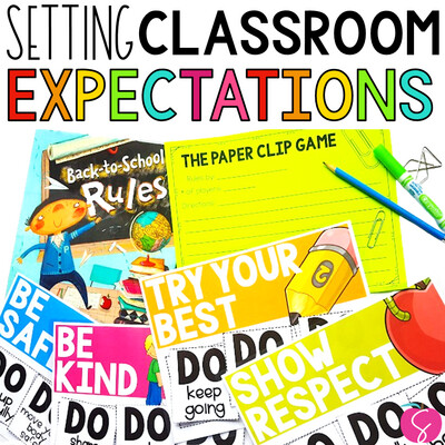Back to School: Lesson Plans and Activities for Teaching Rules and Expectations