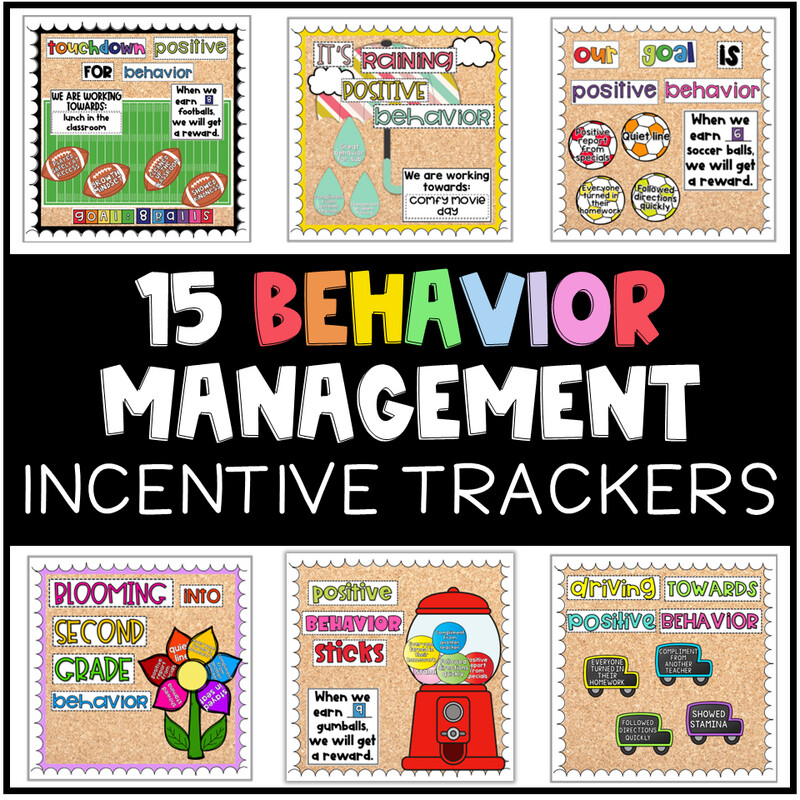 Classroom Management System Positive Behavior Bulletin Bundle