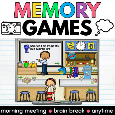 Classroom Memory Morning Meeting Activities Brain Breaks