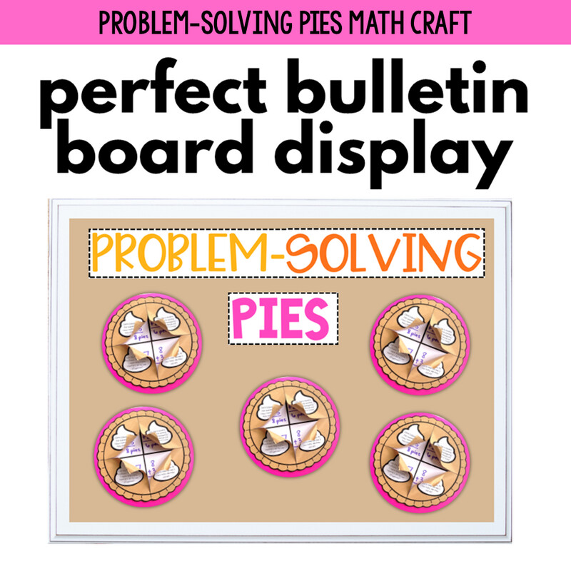 Thanksgiving Math Craft Activities | November Bulletin Board | Word Problems