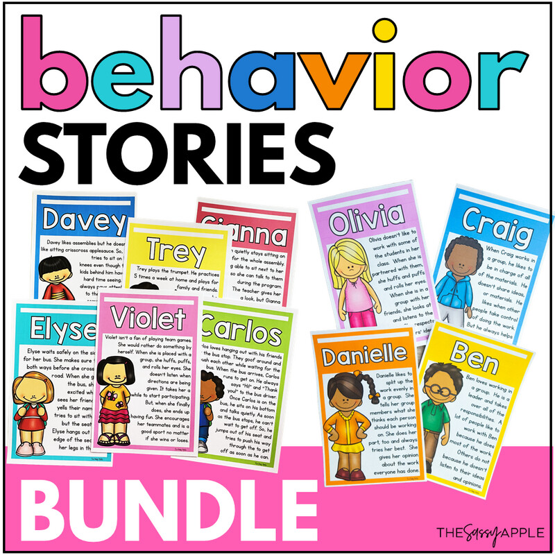 Social Skills Stories | Classroom Expectations Behavior Management