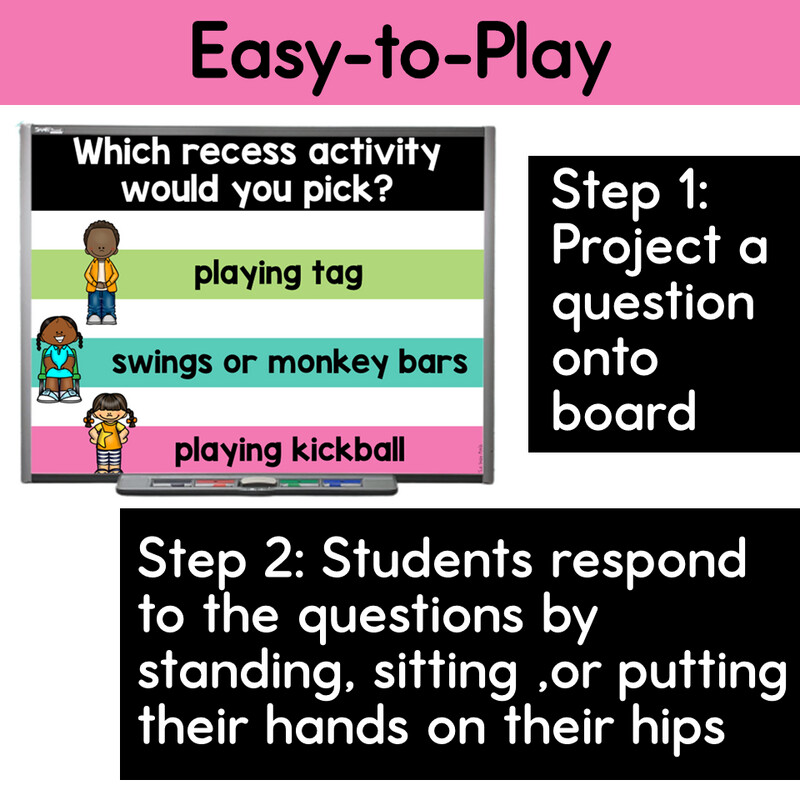 Back to School Activity First Week of School Game