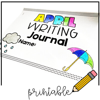 Spring Writing Prompt Activities 20 April Journal