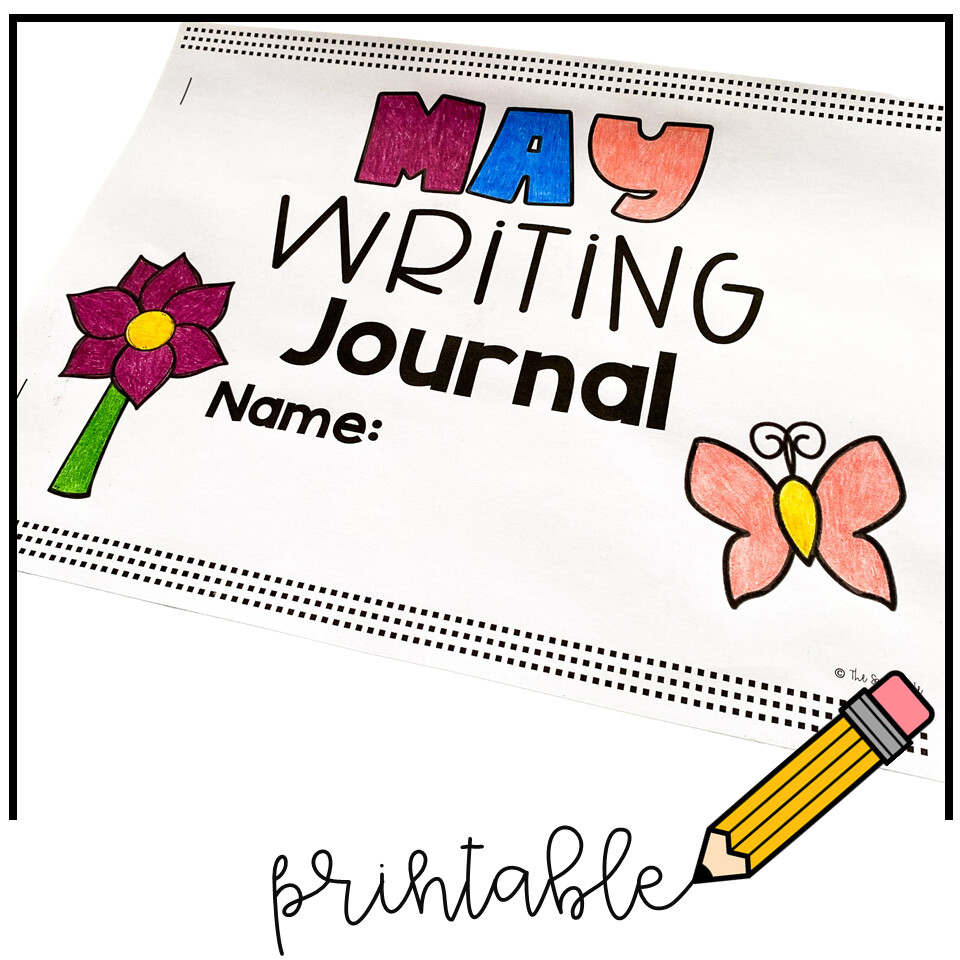 Spring Activities May Writing Prompts 20 Daily Printable Journal Pages