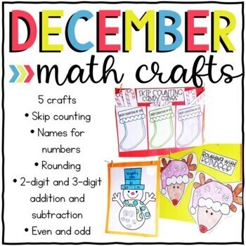 Holiday Math Activities Christmas Crafts December Winter Math