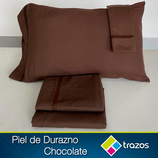 Sábanas piel de durazno Café