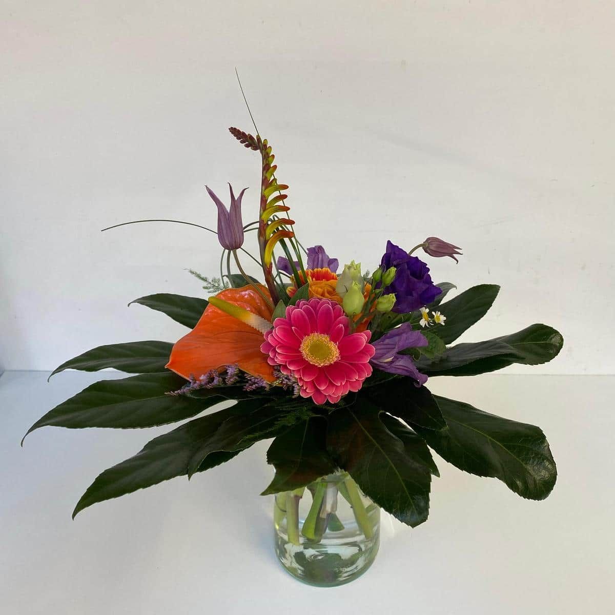 Koffieboeketje in vaas