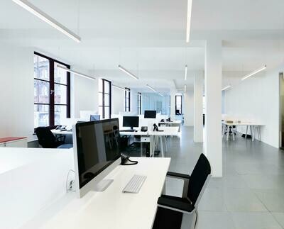 Ribag Metron Office Pendelleuchte Mikroprisma optik