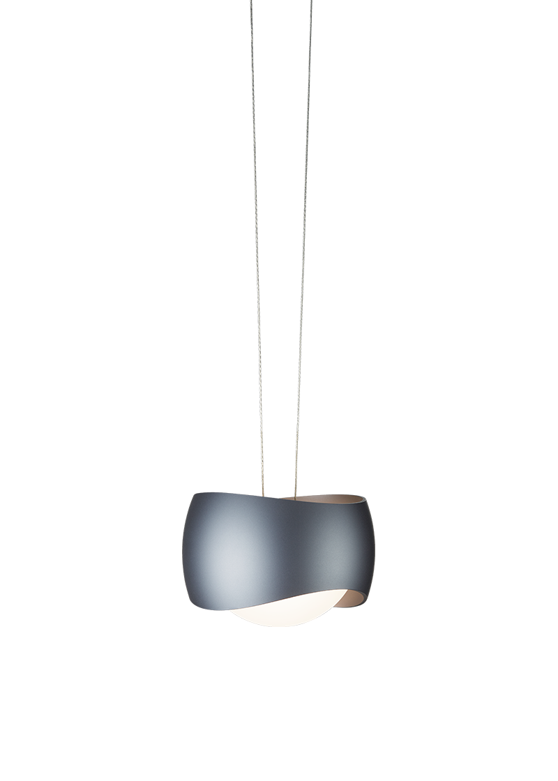 OLIGO Curved Pendelleuchte 3-flammig | Baldachin rund | mit unsichtbarer Höhenverstellung