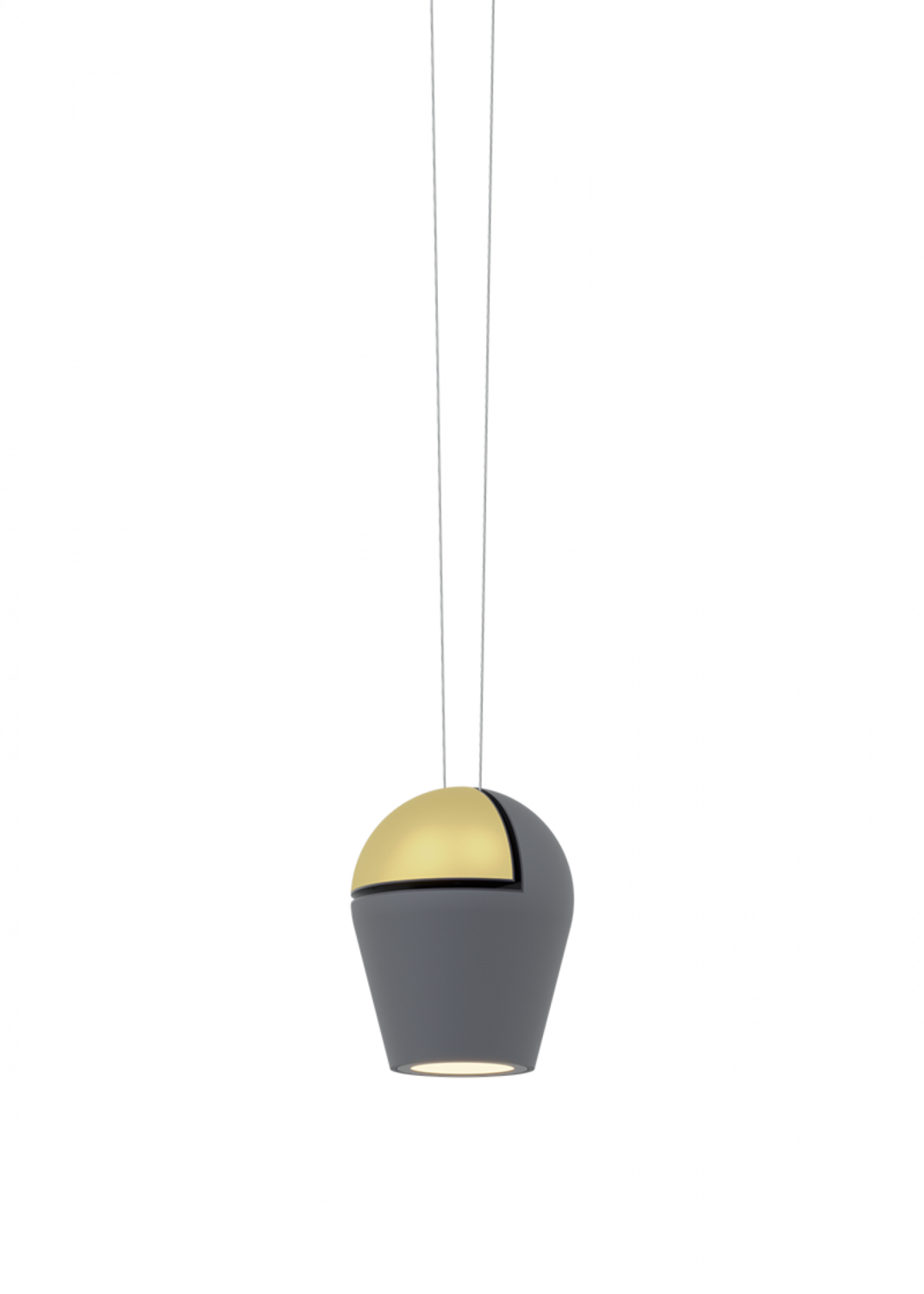 OLIGO Nabo Pendelleuchte 1-flammig | Baldachin rund | mit unsichtbarer Höhenverstellung